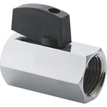 Securex 16-2720 DN10 uttag/sockel kromad med handtag dr