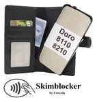 Skimblocker Magnet Fodral Doro 8110 / 8210 (Svart)