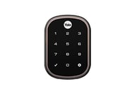 Yale | LiftMaster Smart Lock with Touchscreen Deadbolt - Works with myQ App & Key by Amazon in-Garage Delivery When paired with Smart Garage Hub (Sold Separately), Oil Rubbed Bronze