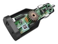 Hama Universal Car Notebook Power Supply Unit - Strömadapter För Bil - 12 - 24 V - 70 Watt - Utgångskontakter: 2 - Svart