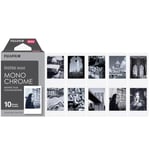 10 feuilles Monochrome-Fujifilm-10-100 feuilles de papier photo blanc, Instax mini 11-12-8-9-40-exhaus, 3 pou
