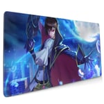 Code Geass Large Gaming Mouse Pad (35.43 X 15.75X 0.12inch) Extended Ergonomic for Computers Thick Keyboard Mouse Mat Non-Slip Rubber Base Mousepad