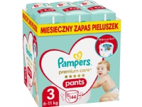 PAMPERS Premium buksebleer Størrelse 3, 6-11kg, 144 stk.