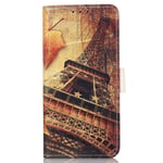 iPhone 13 Pro Max PU Skinn Deksel med Lommebok - Eiffeltårnet