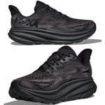HOKAONE ONE CLIFTON 9 Herrskor Mesh Lågskor Löparskor för Väg Full Black 40.5