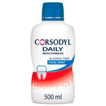 Corsodyl Daily Gum Care Alcohol Free Mouthwash 500ml - Cool Mint Corsodyl Daily