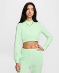 Nike Sportswear Chill Terry Women's Crew-Neck Cropped French Top