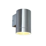 Daniel I GU10 fasadlampa i vitt / rostfritt / antracit (Färg: Aluminium)