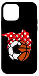 iPhone 12 mini Soccer Basketball Player Mom Funny Ball Mom Case