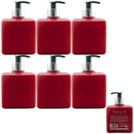 Rammstein Red Intense 4in1 Shower Gel 6 X 500ml Body - Face - Hair - Hands