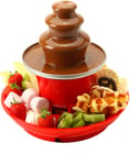 Global Gourmet Chocolate Fountain Mini Fondue Set with Party With tray