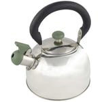 Bo-Camp - Bouilloire sifflet - Trend 2 - Poignée pliable - 2,5 Litres