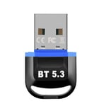 1X(USB Bluetooth Adapter for Pc USB Bluetooth Dongle 5.3 Wireless Bluetooth