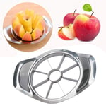 Tcaijing 2 Pack Apple Corer and Slicer, Stainless Steel Ultra-Sharp Fruit Corer & Slicer, Apple Cutter,Wedger, Easy Grip, Sharp Blade,One-Piece Design