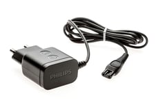 2 Pin Philips Shaver Power Lead Charger Cable Plug One Blade Model *QP2530 ONLY*