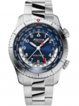 Alpina AL-255N4S26B Startimer Pilot Worldtimer herrklocka