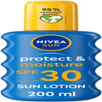 NIVEA Sun Protect & Moisture Spray SPF 30 (200 ml), 200 ml (Pack of 1)