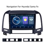 QWEAS Android GPS Navigation system for Hyundai Santa Fe Tucson 2005-2012 Car Stereo Mirror Link Steering Wheel Control Bluetooth FM AM AUX USB Sat Nav