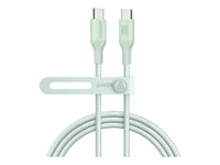 Anker Powerline 544 - Usb-Kabel - 24 Pin Usb-C (Hane) Till 24 Pin Usb-C (Hane) - 1.83 M - Usb Power Delivery (140W), Snabbladdning - S K Natural Green