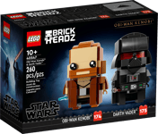 LEGO Star Wars Darth Vader and Obi Wan Kenobi Brickheadz  Set 40547 New & Sealed
