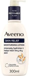 Aveeno Skin Relief Moisturising Lotion With Shea Butter Prebiotic Oatmeal 300ml