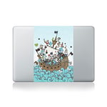 Pirates of the High Seas Vinyl Sticker by Matthew Britton for Macbook (13/15), Laptop, Guitar, Car or Window