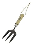 JCB - Solid Forged Hand Fork- Garden Fork Heavy Duty Gardening Tools - for Home Improvement, Digging, Potting Out, Borders, Weeding - 3 Year Standard Warranty
