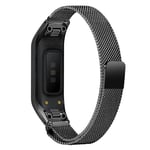 Samsung Galaxy Fit e milanese stainless steel watch band - Black