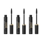 3-pack Max Factor 2000 Calorie Mascara Svart 9ml Transparent Transparent