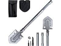 Hurtel Multifunktionell hopfällbar spade 10in1 överlevnadskniv skruvmejsel glasbrytare Universal