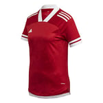 adidas Condivo 20 Maillot Femme, Rouge/Blanc, XS