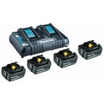 Bl 1850B + DC18RD 199483-0 Batterie pour outil et chargeur 18 v 5 Ah Li-Ion Y685542 - Makita