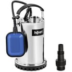 hillvert Dränkbar pump - 8,5 m³/h 7 m 550 W Flottörbrytare
