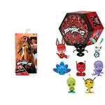 Miraculous P50004 Rena Rouge Fashion Doll & Bandai Ladybug And Cat Noir Kwami Surprise Box | Surprise Kwami Toy Inside | Mystery Kwami Toys Collect Them All | Blind Box Kwami Figure With Jewel