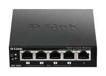 D-Link - 5 ports Netværks PoE+ Switch - 10/100/1000 Mbps