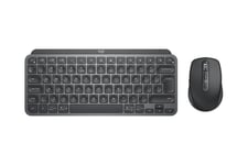 Logitech MX Keys Mini Combo for Business - sats med tangentbord och mus - QWERTZ - tysk - grafit Inmatningsenhet