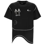 OFF-WHITE Virgil Abloh x NIKE Oversize Cotton Logo Mesh T-Shirt Black M