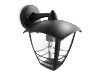 Philips myGarden Creek - Vägglampa - 1 uttag - E27 - lykta - svart