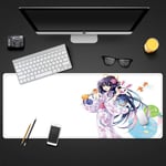 DATE A LIVE XXL Gaming Mouse Pad - 900 x 400 x 3 mm – extra large mouse mat - Table mat - extra large size - improved precision and speed - rubber base for stable grip - washable-5_900x400