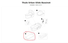 Thule Urban Glide Bassinet - Madrass