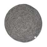 Classic Collection Merino ullmatta rund o240 cm Granit