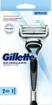 Gillette 557 Gil Skinguard Razor 2Up Aloe