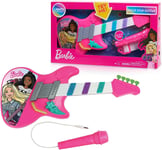 Barbie Rock Star Guitar Interactive Electronic Toy Guitar with Lights & Sounds