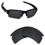 Hawkry SaltWater Proof Stealth Black Replacement Lenses for-Oakley Flak 2.0 XL