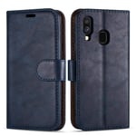 Case Collection Premium Leather Folio Cover for Samsung Galaxy A40 Case (5.9") Magnetic Closure Full Protection Design Wallet Flip with [Card Slots] and [Kickstand] for Samsung Galaxy A40 Phone Case