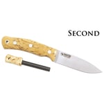 No.10 Swedish Forest knife, Stabilised handle, Firesteel SECOND (13118F)