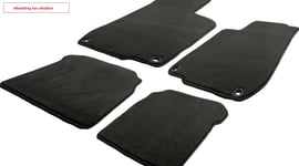 Velour bilmattor lampliga for Renault Megane IV 5drs 2016
