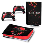 Sticker pour Sony Console PS5, GHOST OF TSUSHIMA-1443