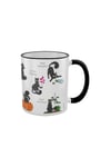 Behaviour Of A Spooky Cat Two Tone Mug