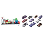 Hot Wheels City Ultimate Octo Car Wash Playset, HBY96 & 10-Car Pack of 1:64 Scale Vehicles​, Gift for Collectors & Kids Ages 3 Years Old & Up (Pack May Vary), 54886, Multicolor